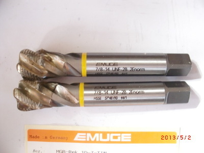 【供應(yīng)德國(guó)EMUGE美制細(xì)牙螺旋絲錐7/8-14UNF C0501000.5051】?jī)r(jià)格,廠家,圖片,其他切削刀具,上海彥鑫機(jī)械工具-